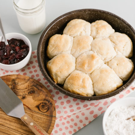 Buttermilk biscuits with Crisco from this delicious recipe from Baking At Home