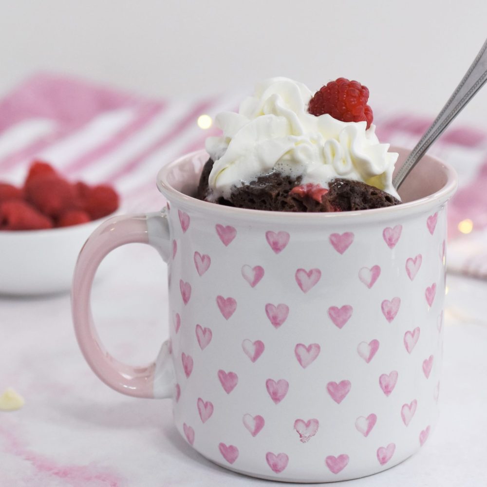 Chocolate Raspberry Mug Cake 2 (2)