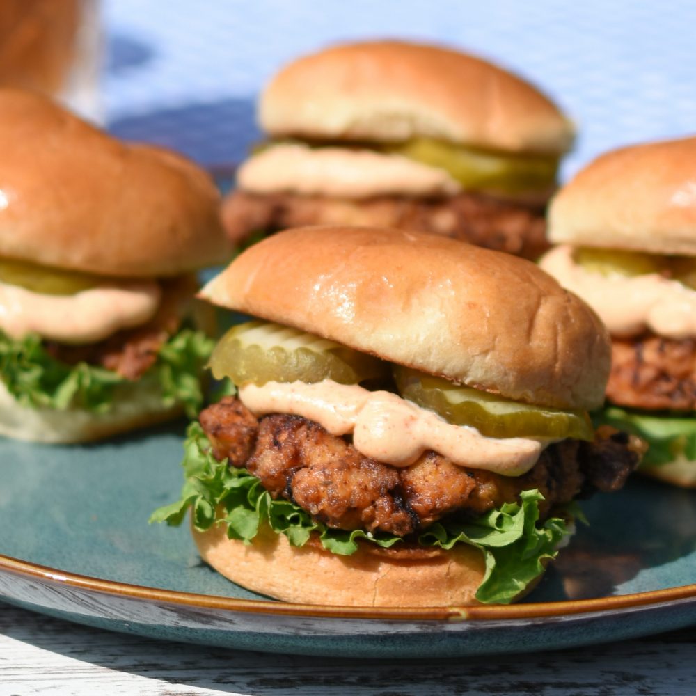 Fried Chicken Sliders with Smoky Maple Spread (11)