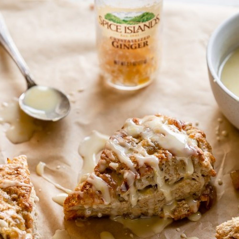 GingerSconeswithCitrusyGlaze GingerSconeswithCitrusyGlaze