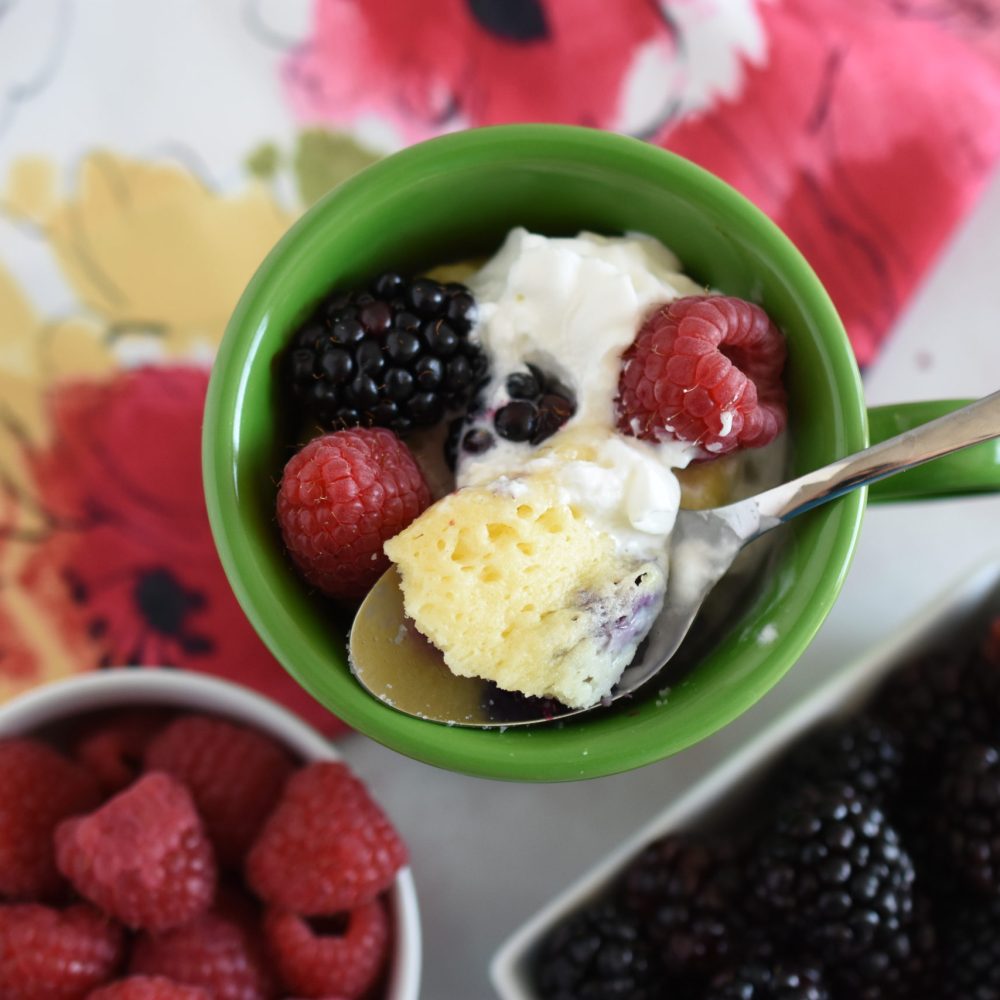 Lemon Berry Mug Cake R2 Lemon Berry Mug Cake R2