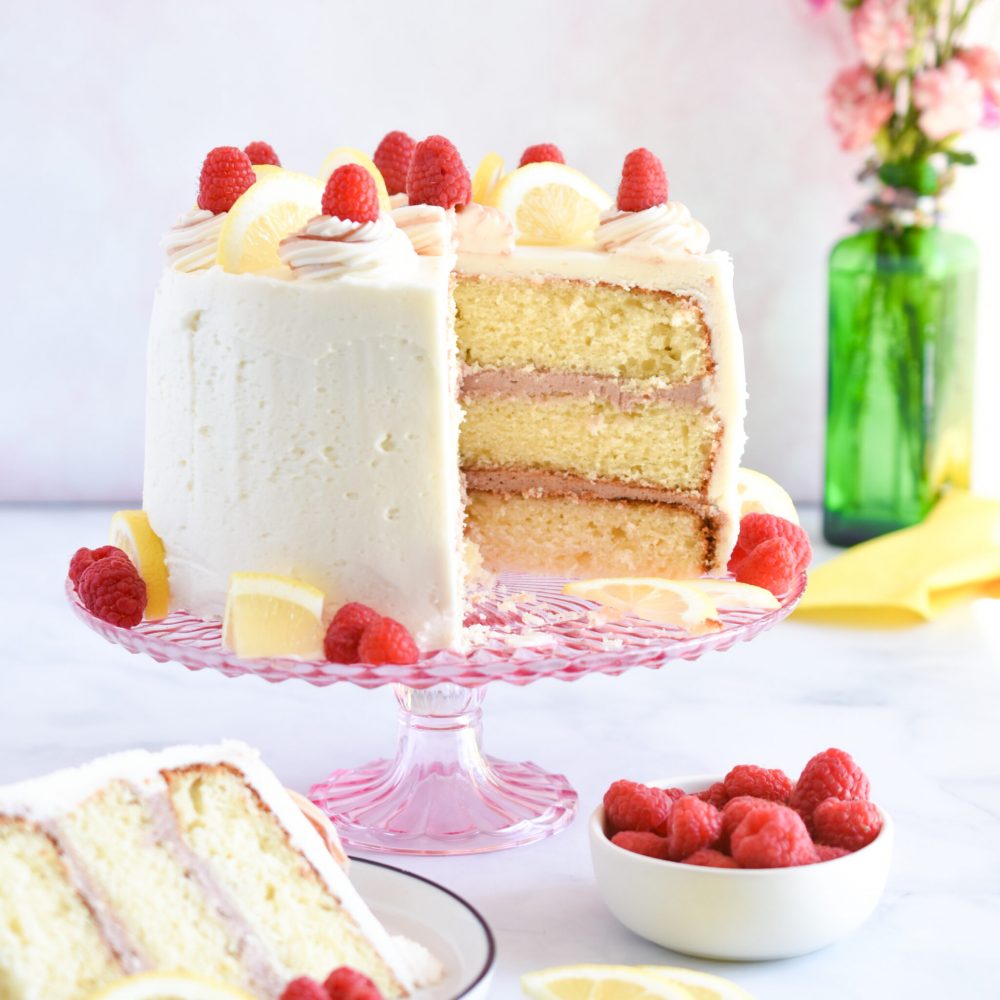 Lemon Raspberry Layer Cake (10) Lemon Raspberry Layer Cake (10)
