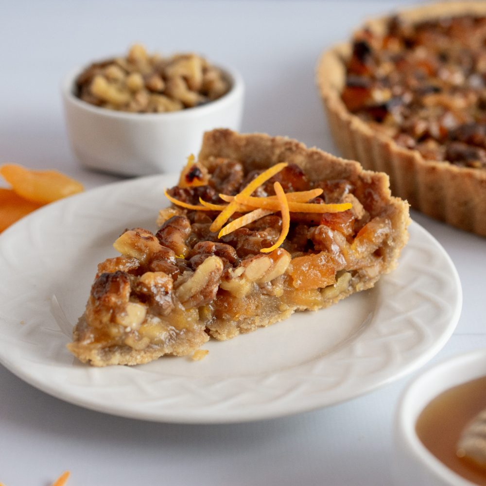 Passover Honey Walnut Apricot Tart (9)