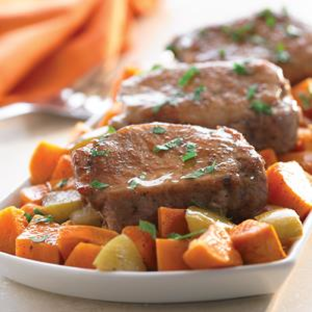 baked-pork-chops-with-yams-and-apples